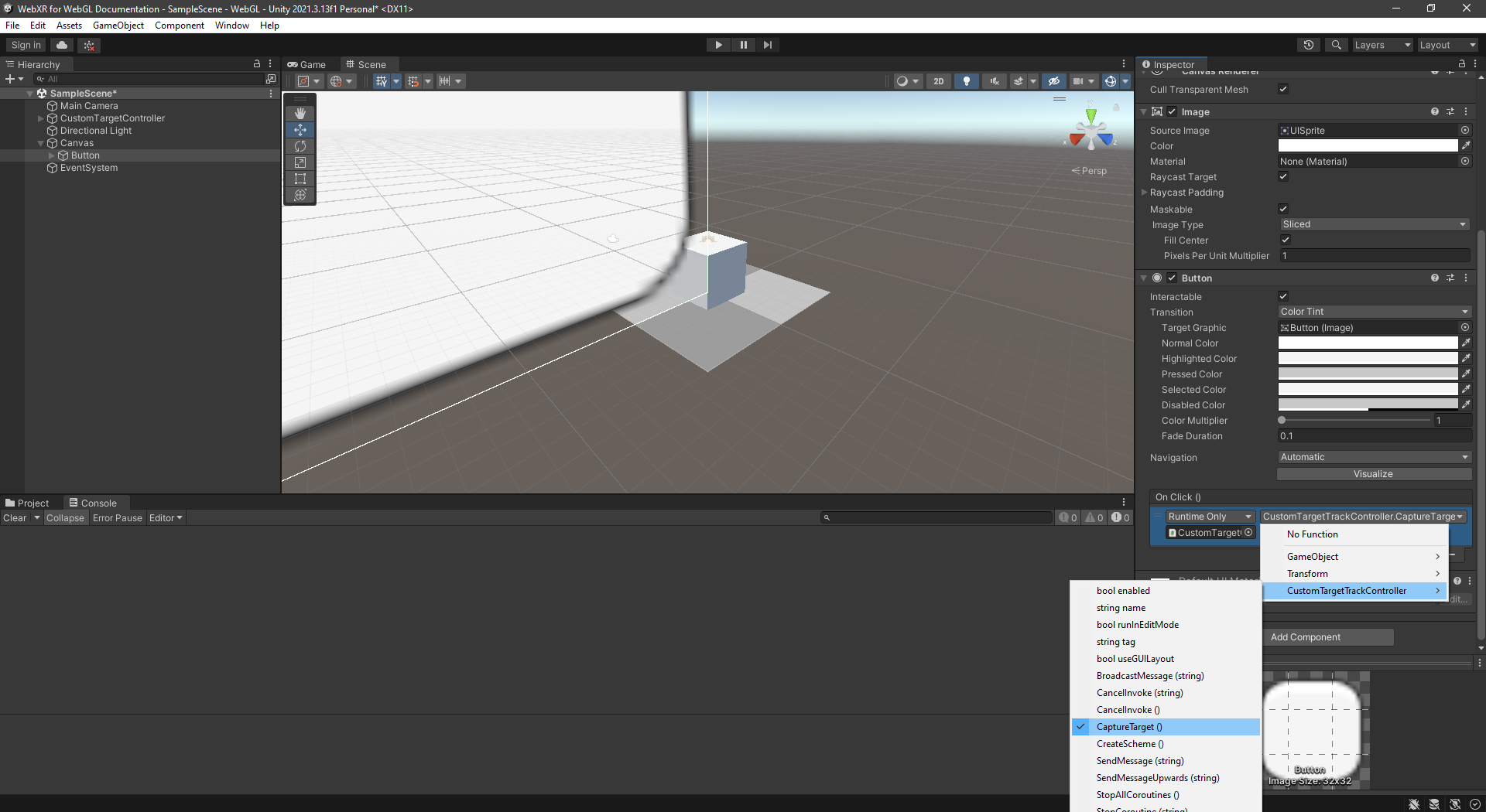 WebXR for WebGL Documentation